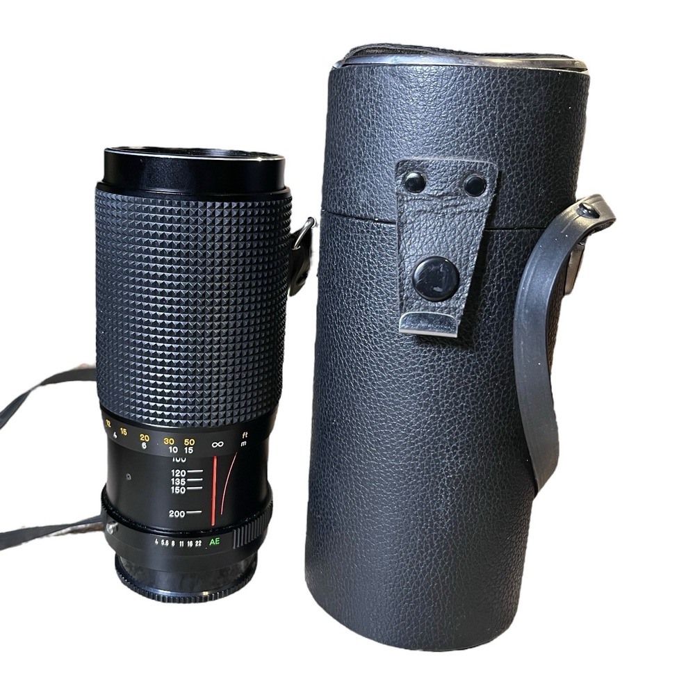 Vintage Konica Zoom Lens 80-200mm F4 Hexanon AR Mount Japan